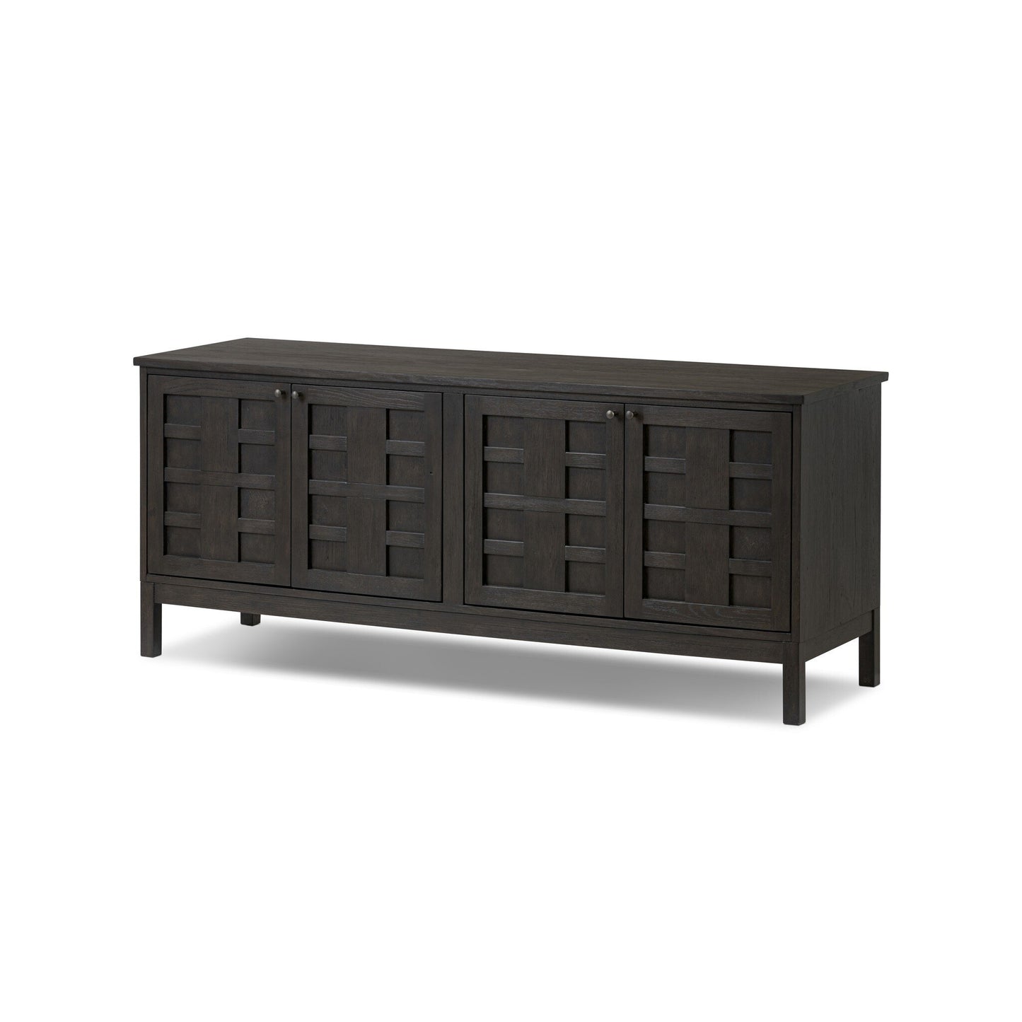 Aldwin Media Console - Smoked Black