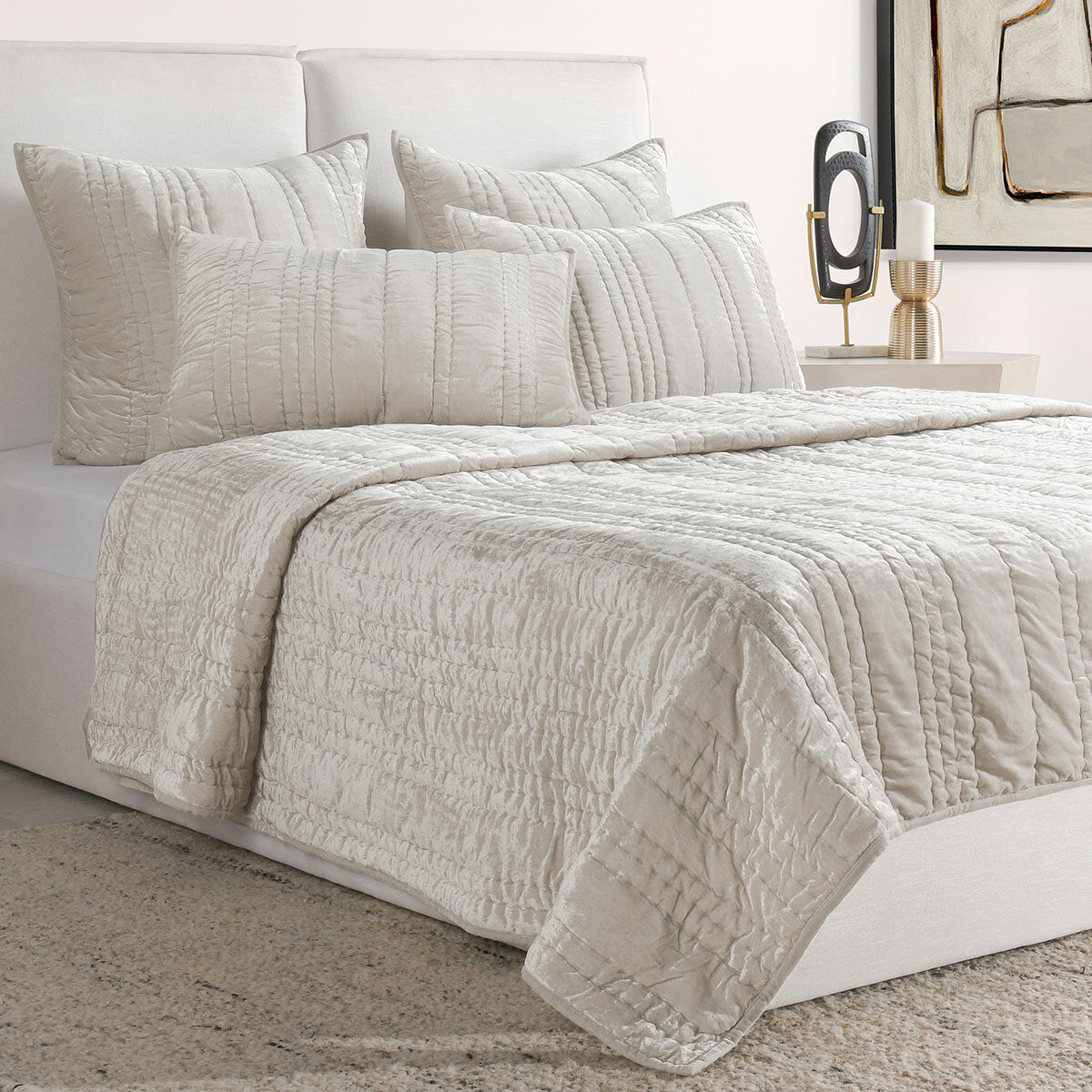 Seville Oyster Gray Euro Sham