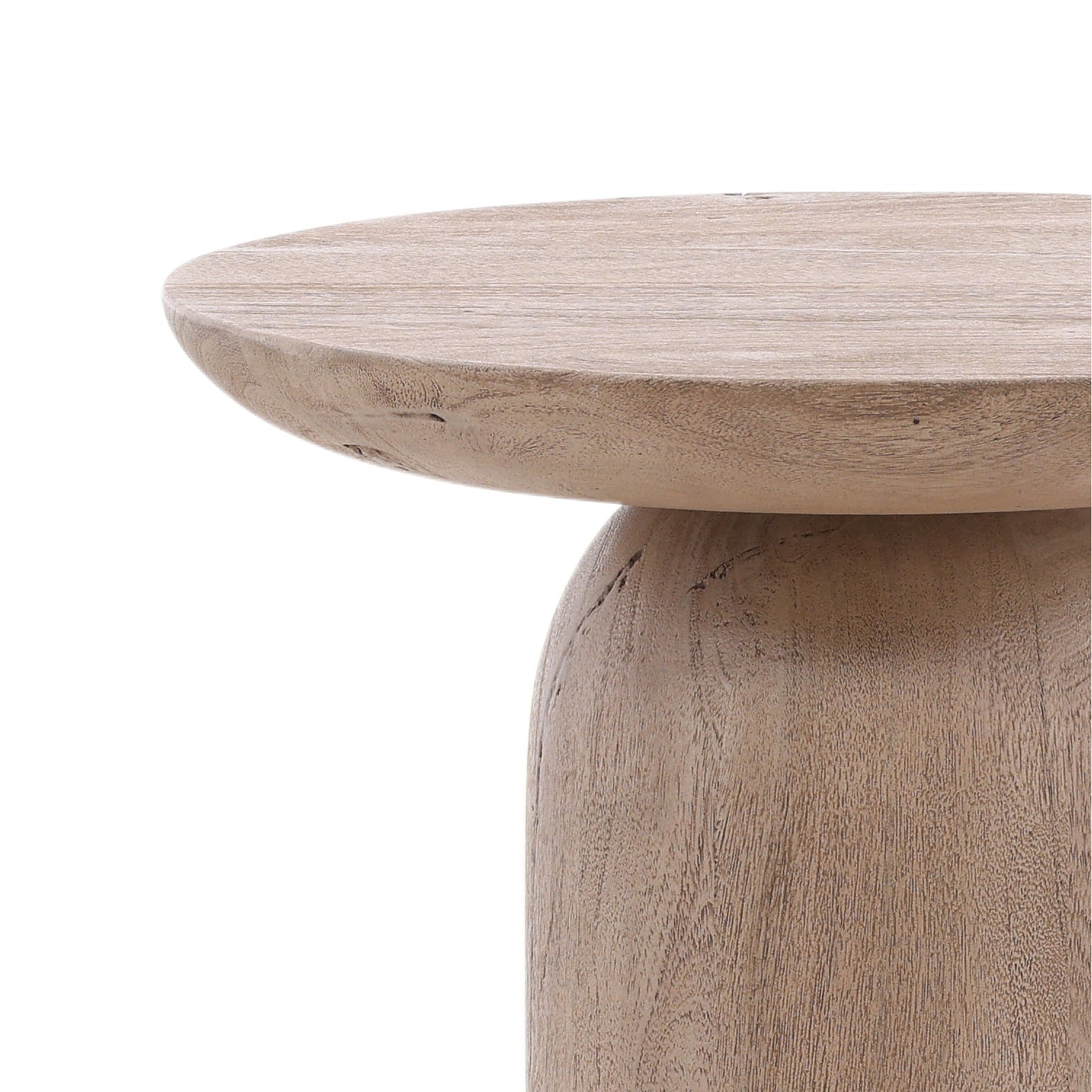 Leofwin End Table Light Natural Medium