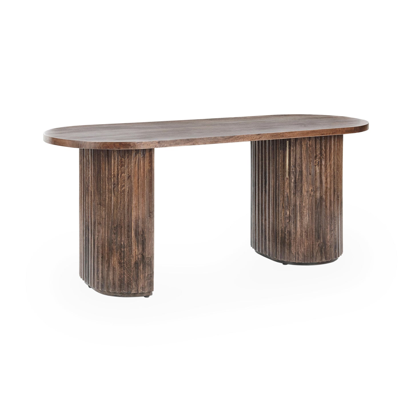 Redford Desk Bark Brown