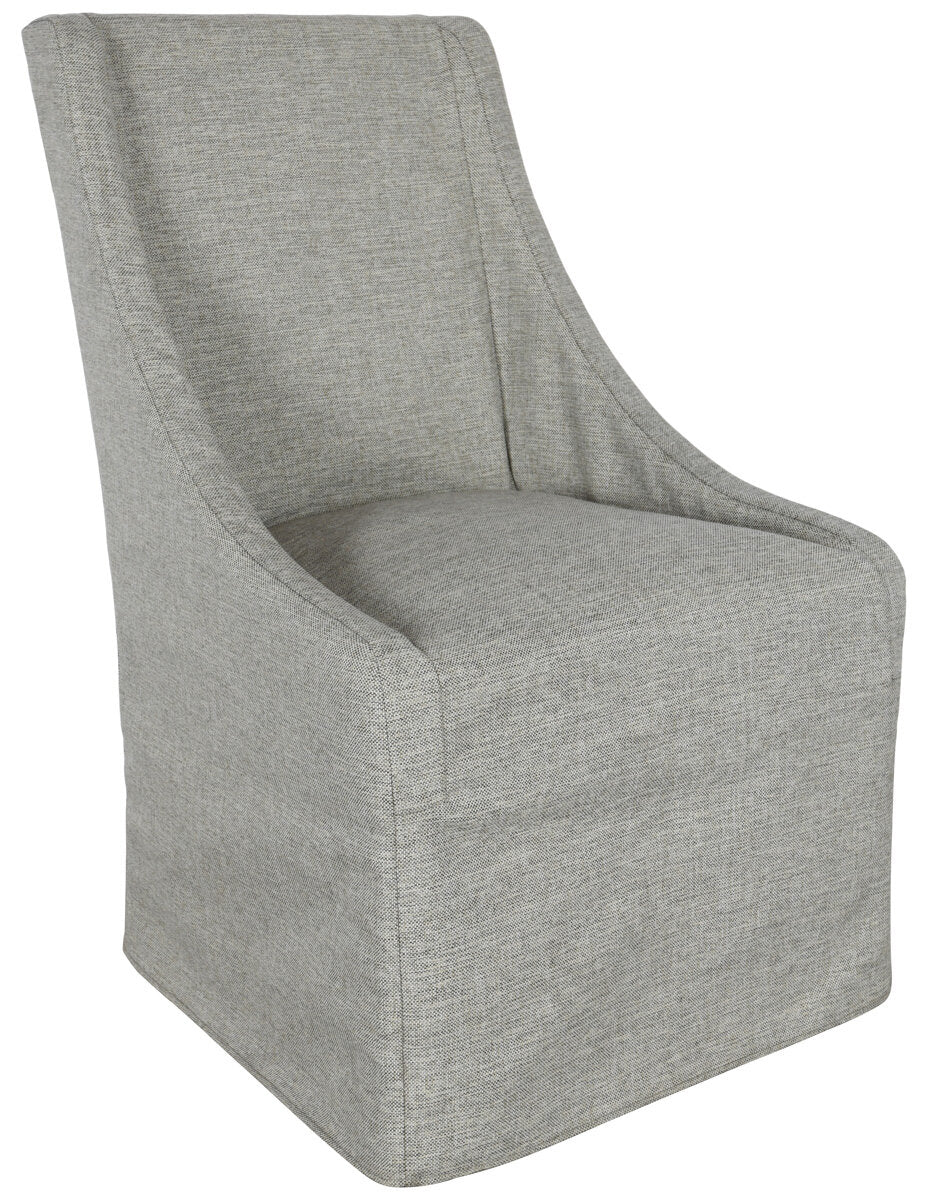 Warwick Dining Chair with Caster Oatmeal