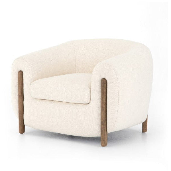 Lulu Chair, Ivory Performance