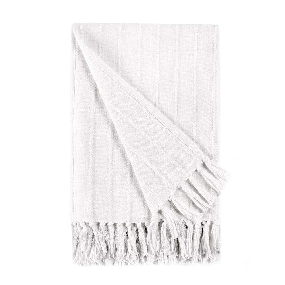 
                  
                    Harris Throw, White
                  
                