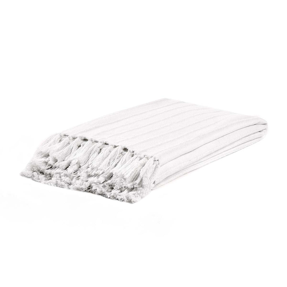 
                  
                    Harris Throw, White
                  
                