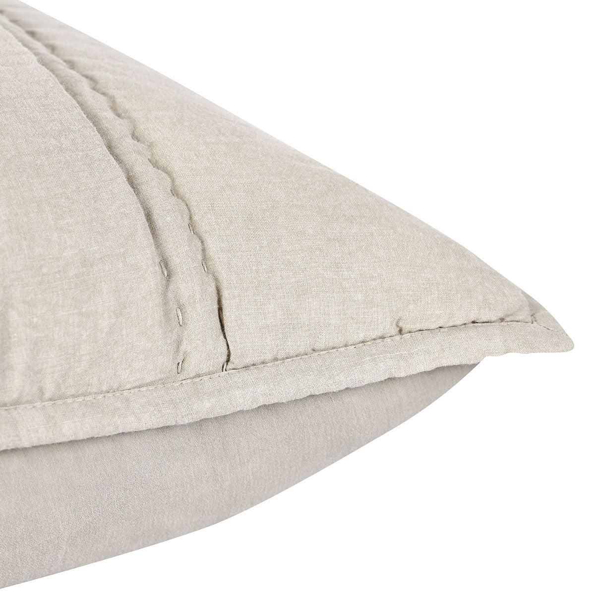 Row Standard Sham, Taupe