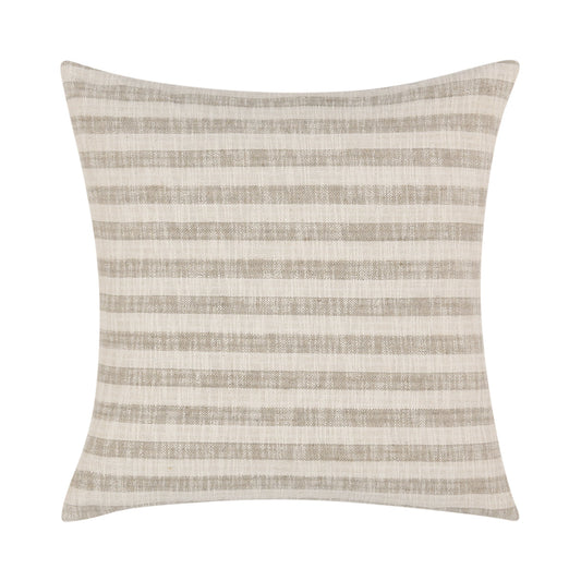 Lin 24x24 Pillow, Natural/ Ivory