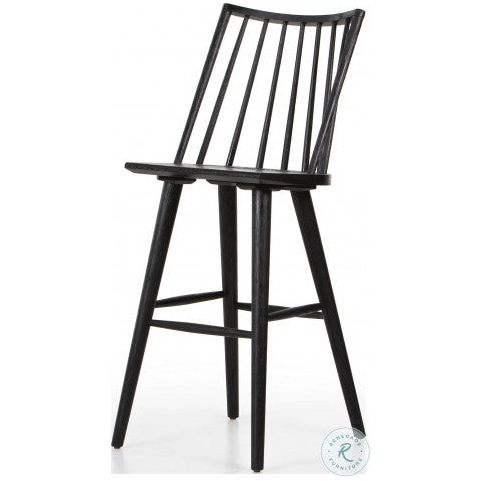 Lew Counter Stool, Black