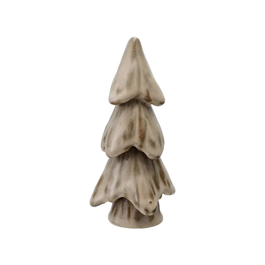 5" Stoneware Tree, Cream