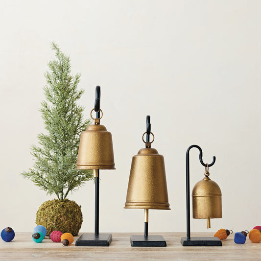 12" Metal Bell with Stand