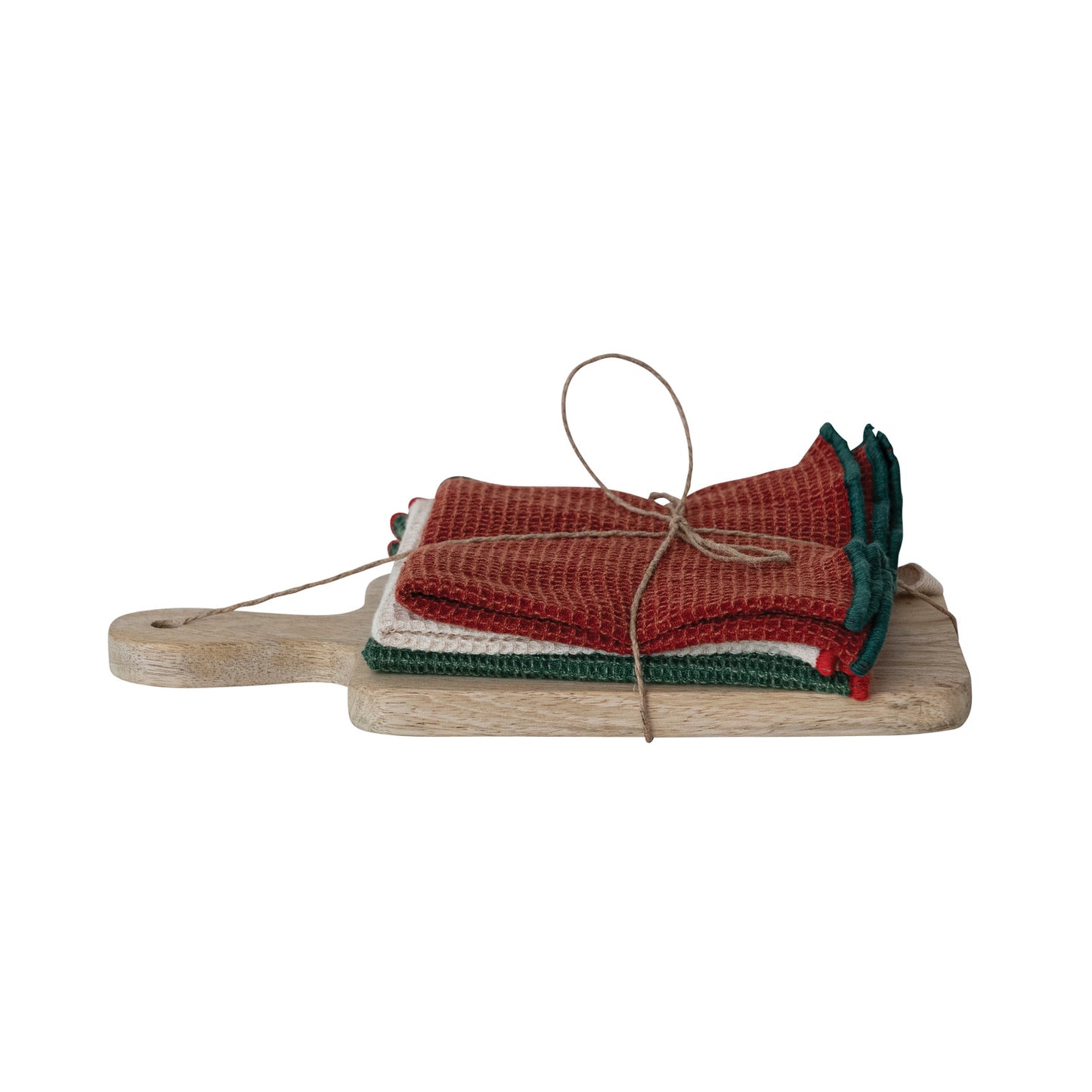 Dish Cloths with Serving Board