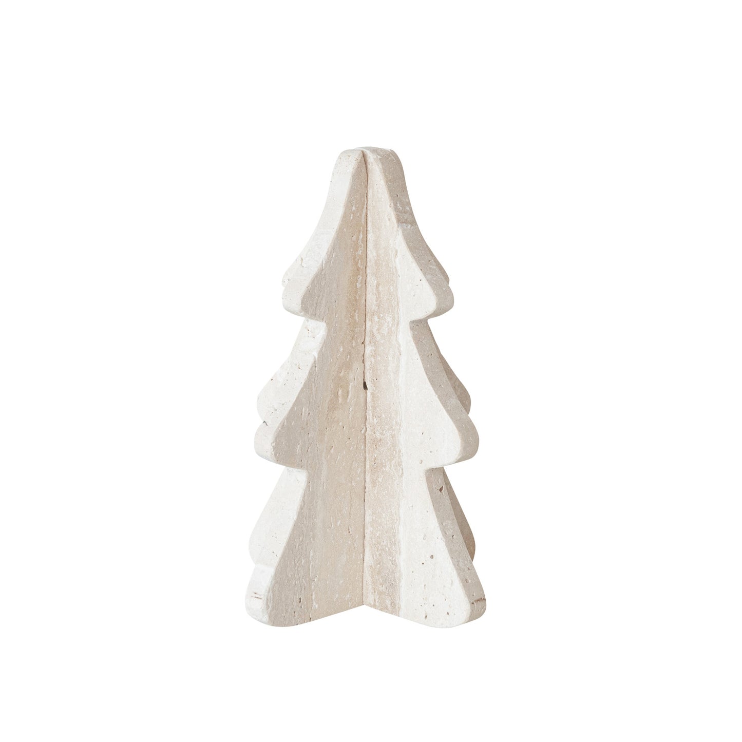 9" Interlocking Travertine Tree