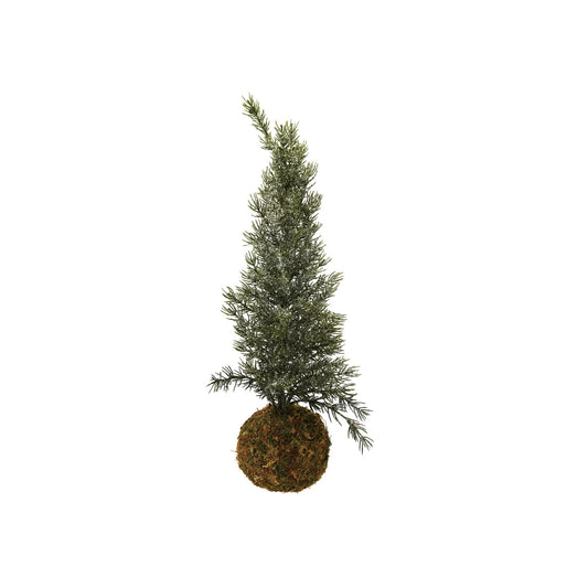 21" Faux Fir Tree with Moss Base
