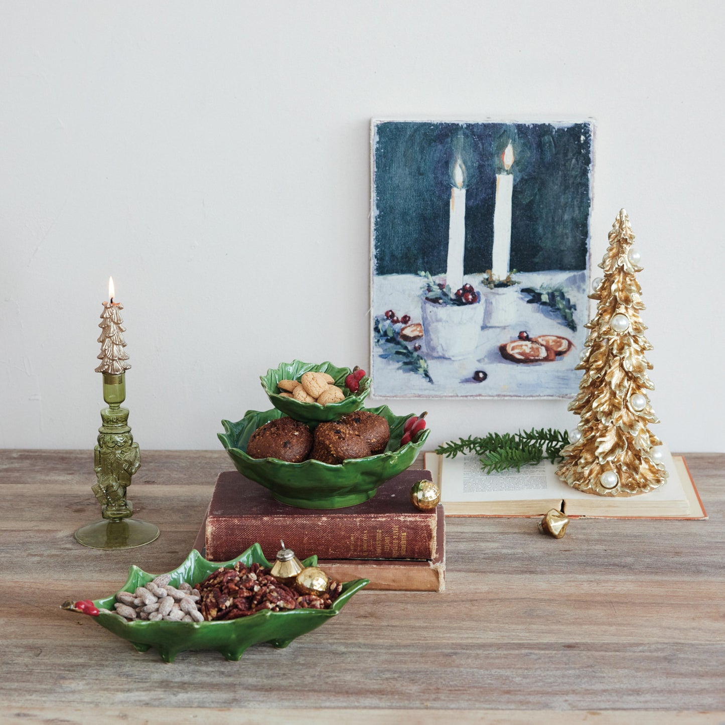 Holly Leaf Tray